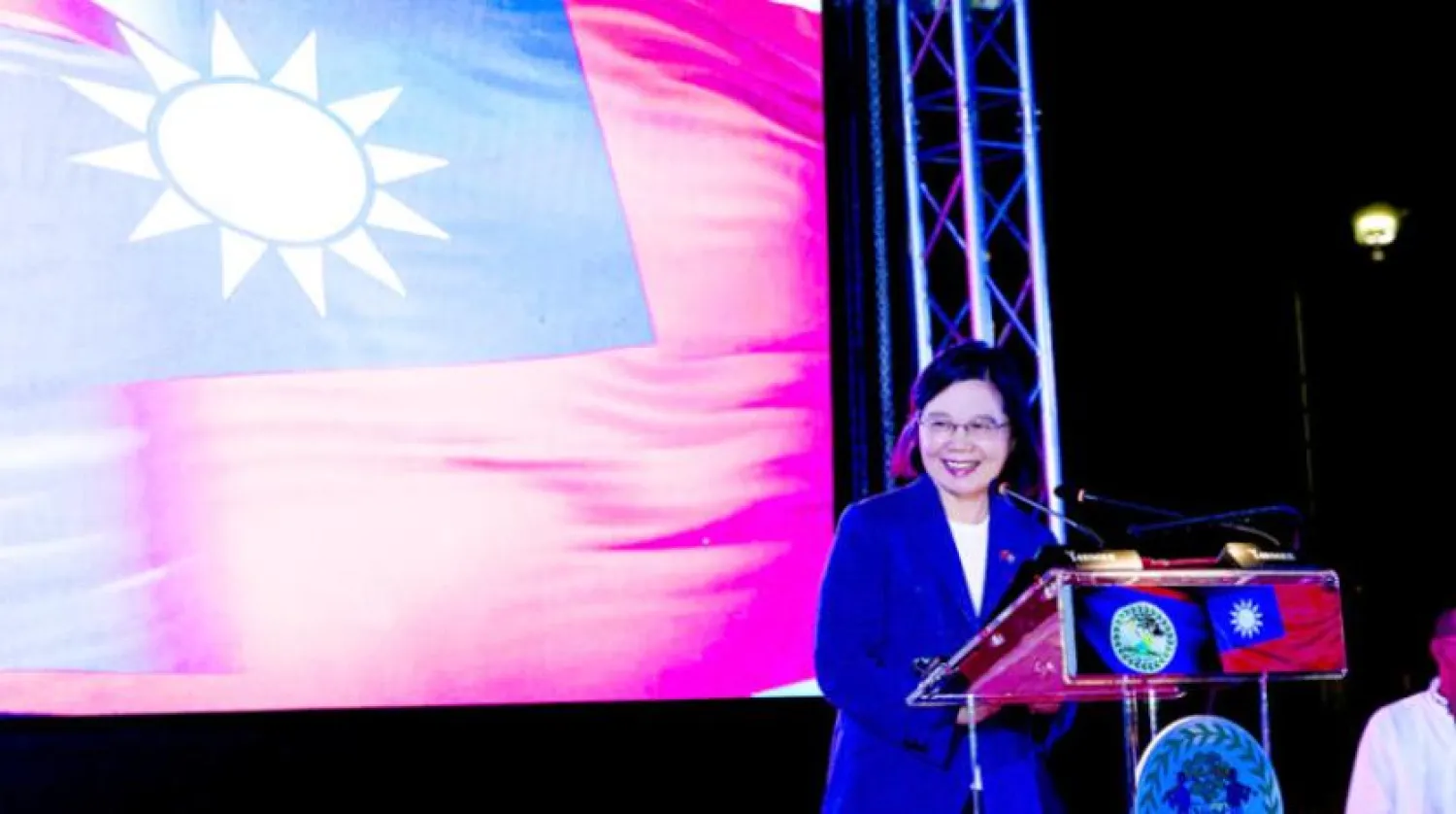 Belize’ye yaptığı ziyaret sırasında Tayvan Devlet Başkanı Tsai Ing-wen (Reuters)