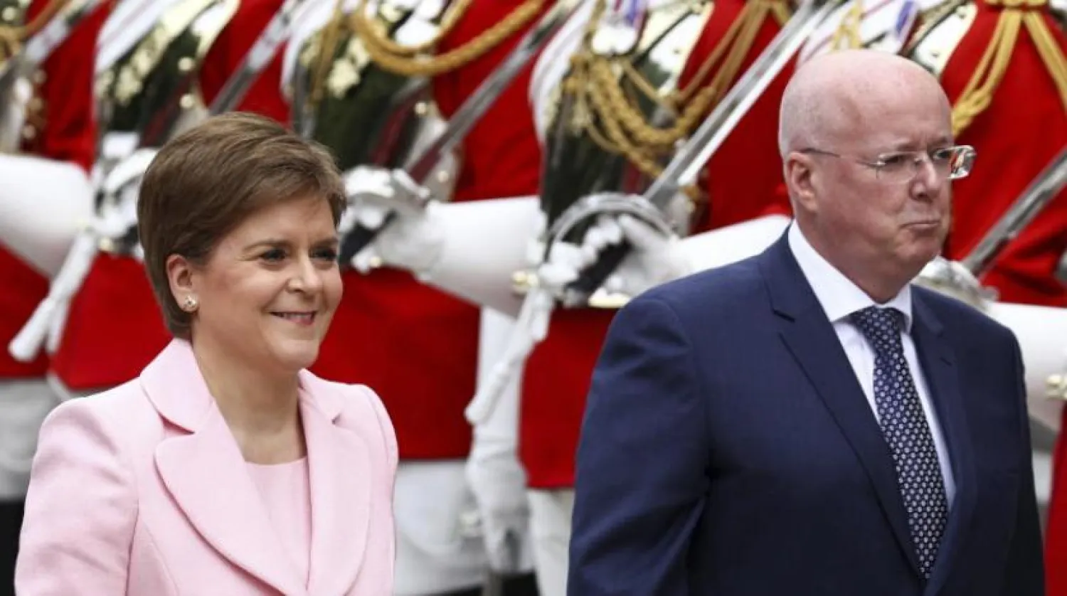 Peter Murrell ve Nicola Sturgeon (AP)

