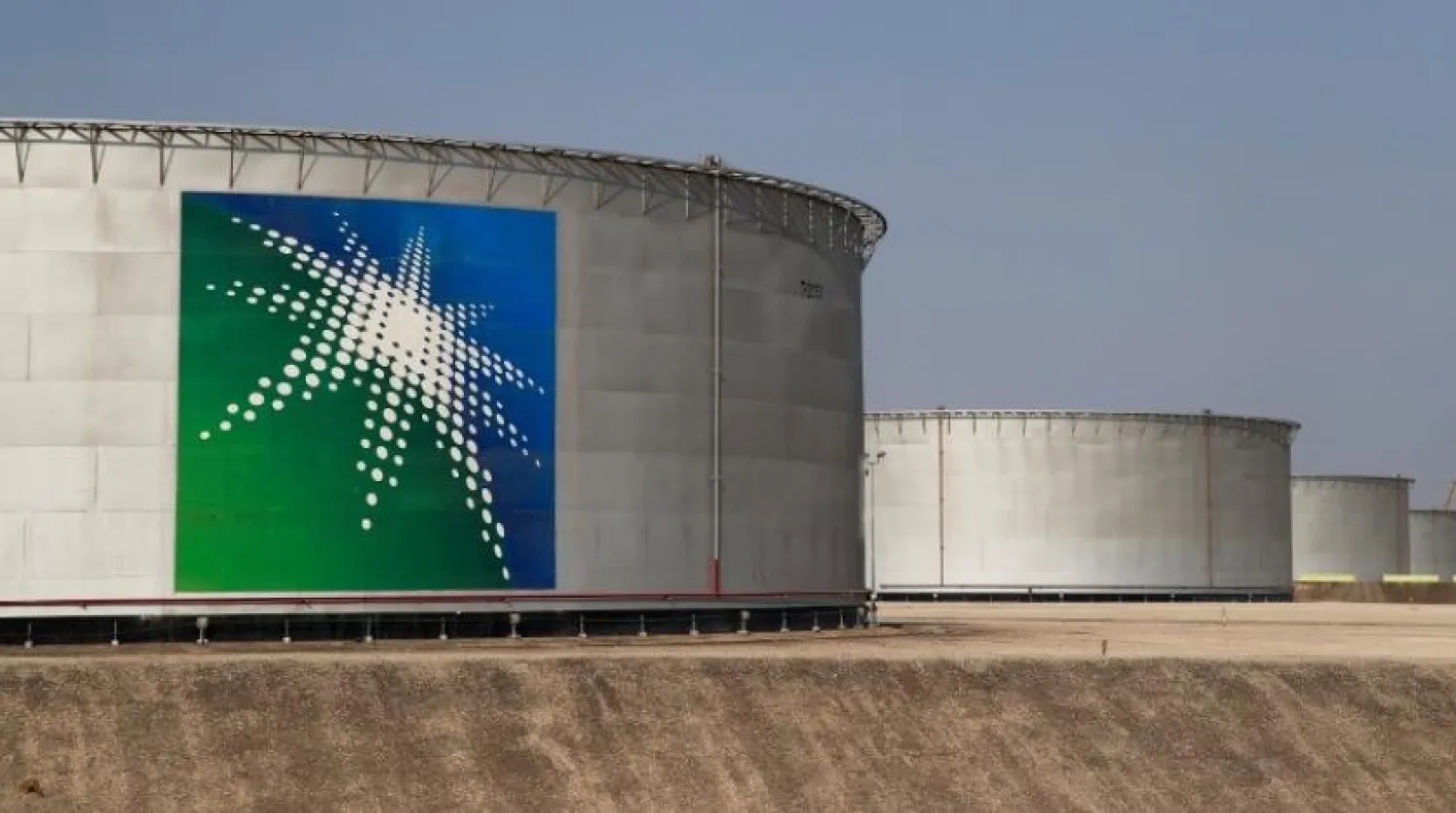 A view shows branded oil tanks at the Saudi Aramco oil facility in Saudi Arabia (File photo: Reuters)
