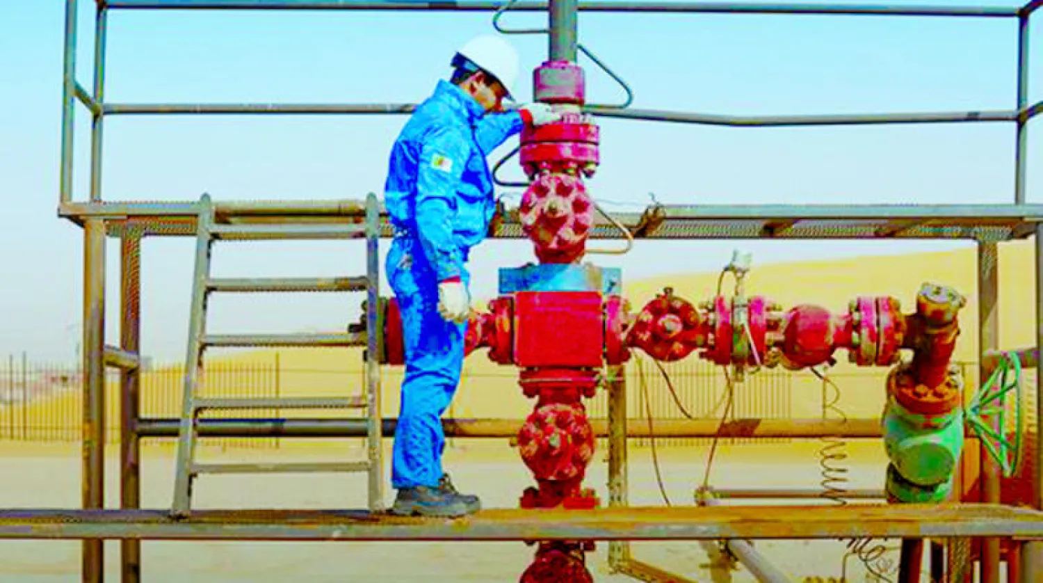 صورة نشرتها «سوناطراك» بمناسبة الاكتشاف النفطي الجديد