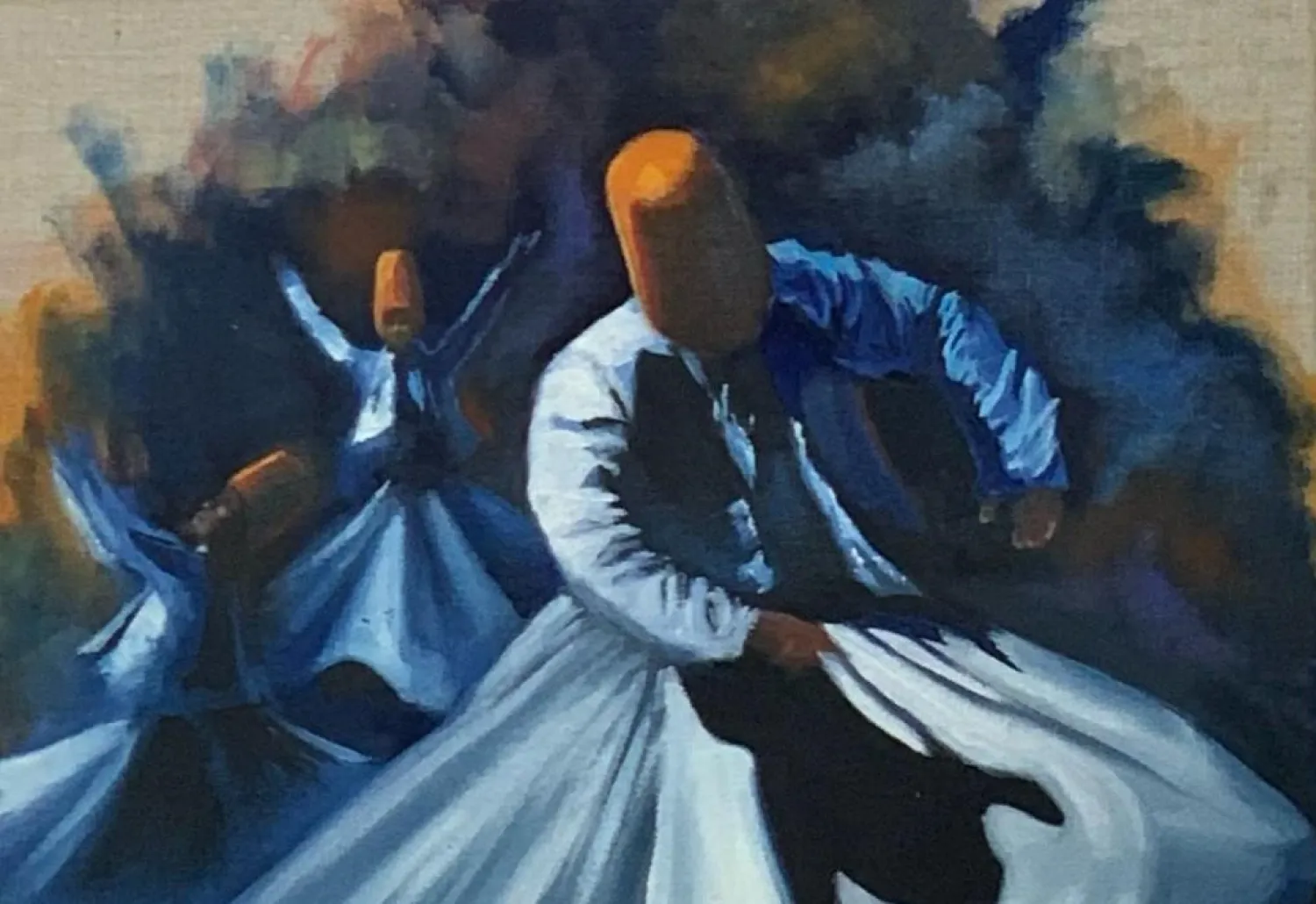 عمل للفنانة لينا أمين (الشرق الأوسط)