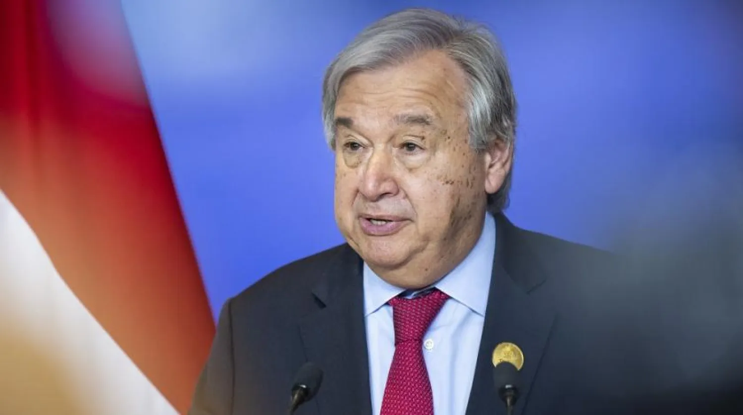 UN Secretary General Antonio Guterres speaks at a press conference - File/dpa
