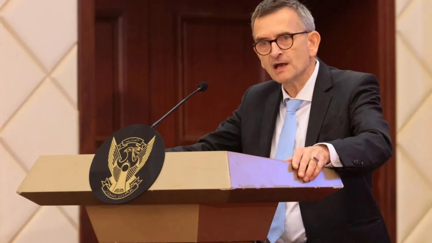 Head of the United Nations Integrated Transition Support Mission in Sudan (UNITAMS) Volker Perthes (AFP)