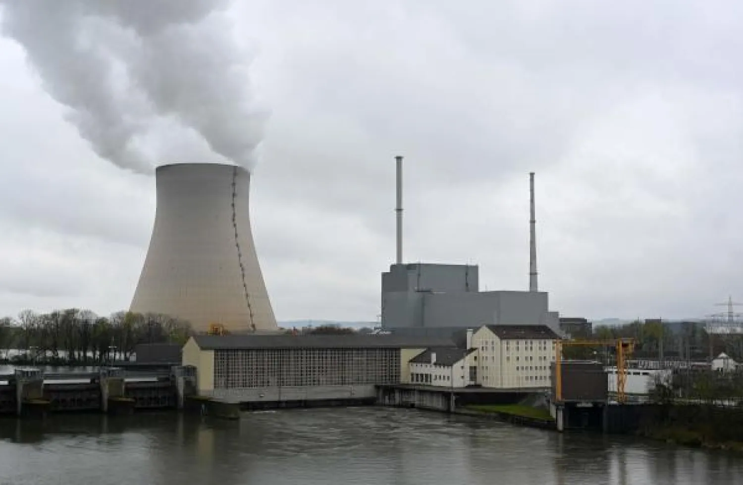 محطة الطاقة النووية  «إيسار 2» في بافاريا (ا.ف.ب)