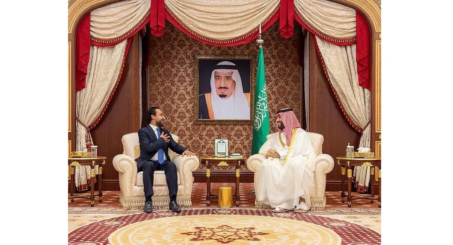 Saudi Crown Prince met in Jeddah on Friday with Iraq's Parliament Speaker - SPA
