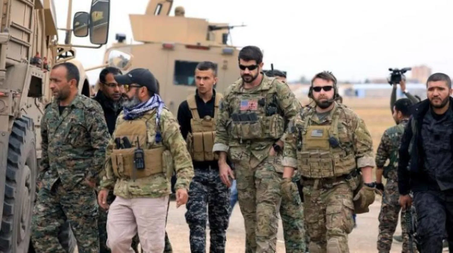 US-led coalition members seen in Syria in this Reuters file photo