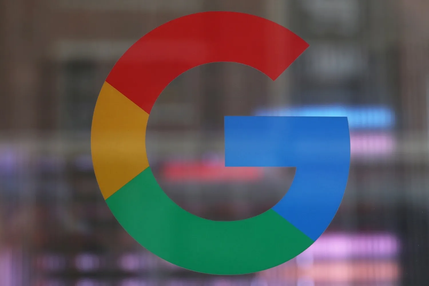 The logo of Google LLC is seen at the Google Store Chelsea in New York City, US, January 20, 2023. (Reuters)