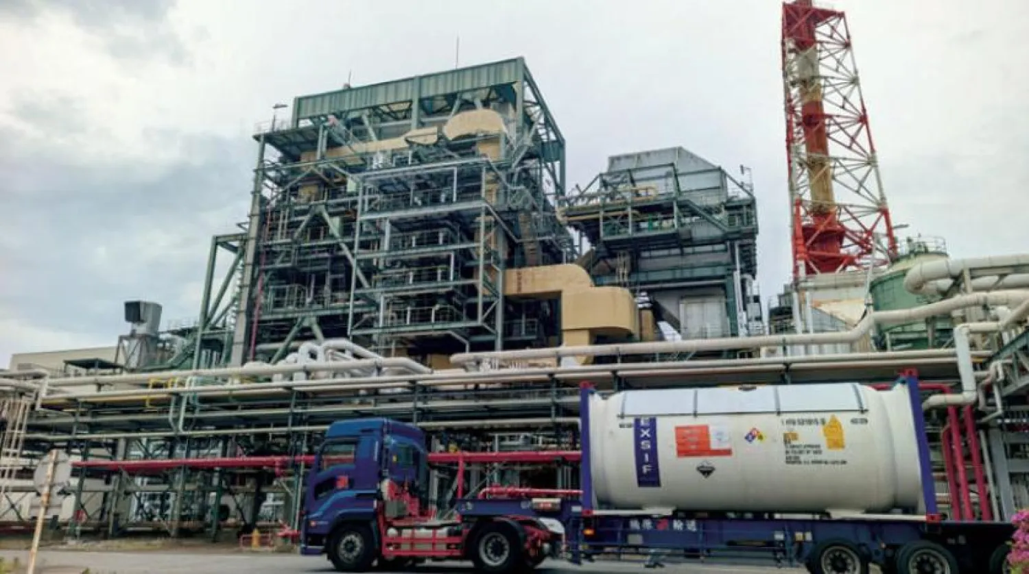 The first shipment of low-carbon ammonia sent by Saudi Arabia arrived in Japan. (Asharq Al-Awsat)