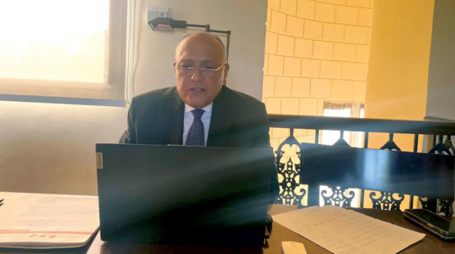 سامح شكري في الاجتماع الاتحاد الأفريقي حول السودان (الخارجية المصرية)