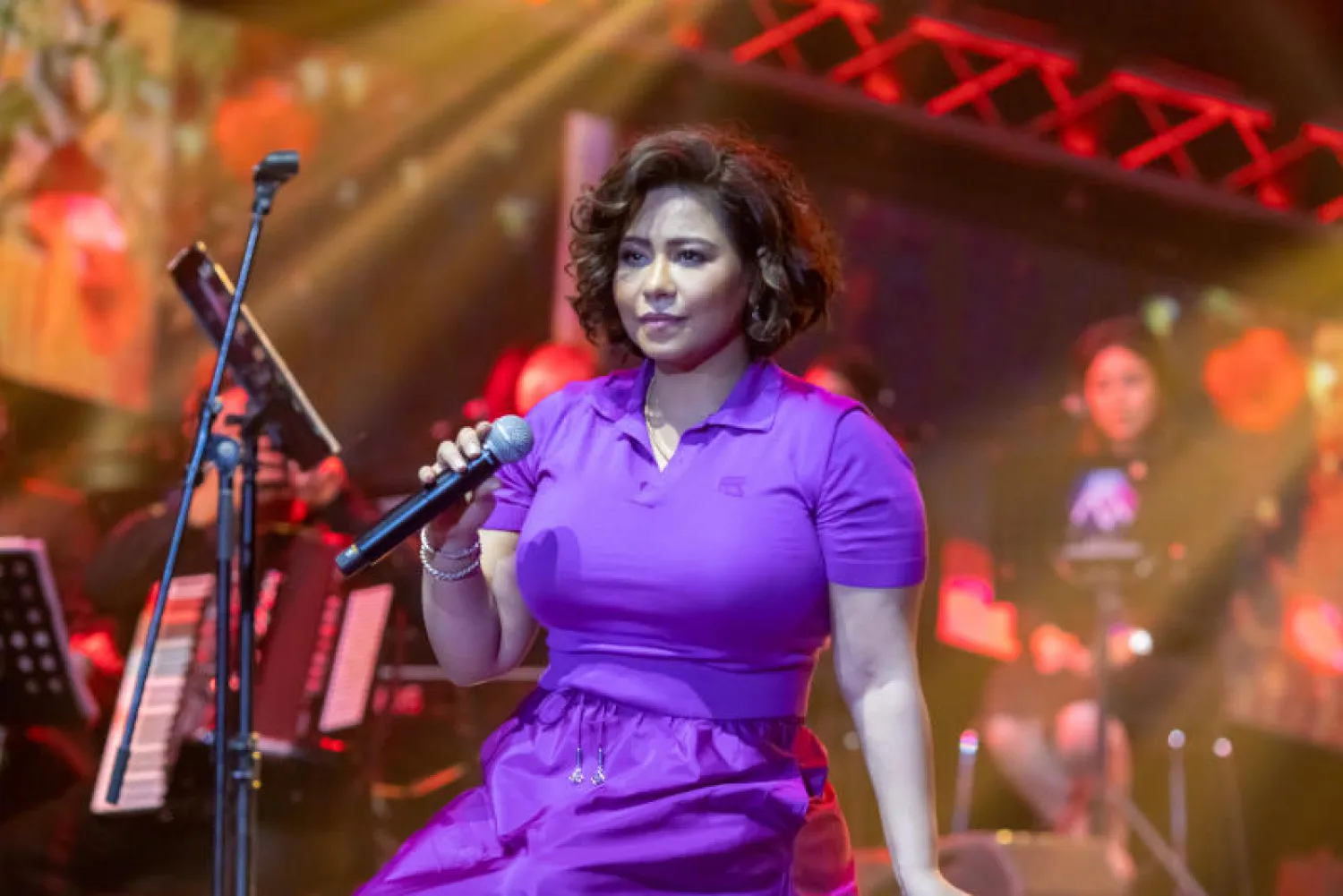 شيرين في حفل دبي (الشركة المنظمة للحفل)