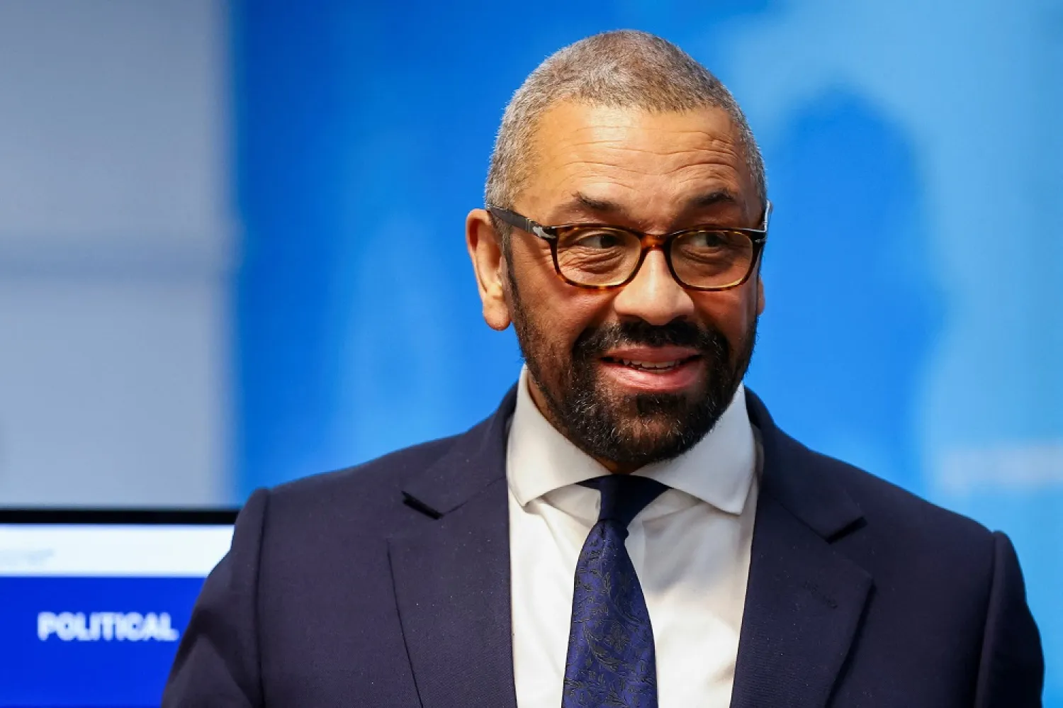 British Foreign Secretary James Cleverly attends a meeting with teams coordinating the evacuation of British nationals from Sudan at the FCDO Crisis Center in London, Britain, April 25, 2023. (Reuters)
