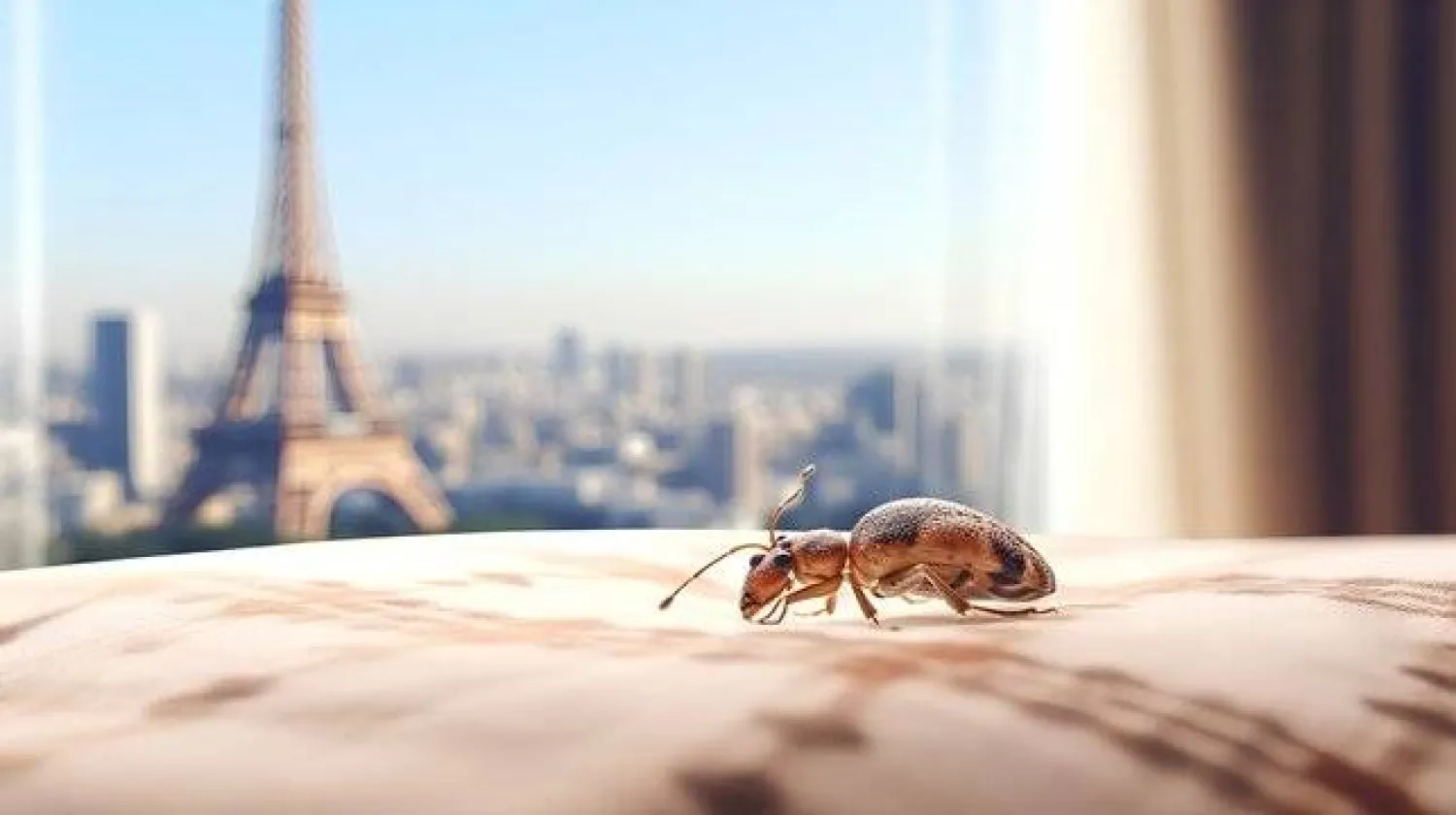 الفنادق تُفتش غُرفها بالكلاب البوليسية للقضاء على الحشرات (منصة إكس)