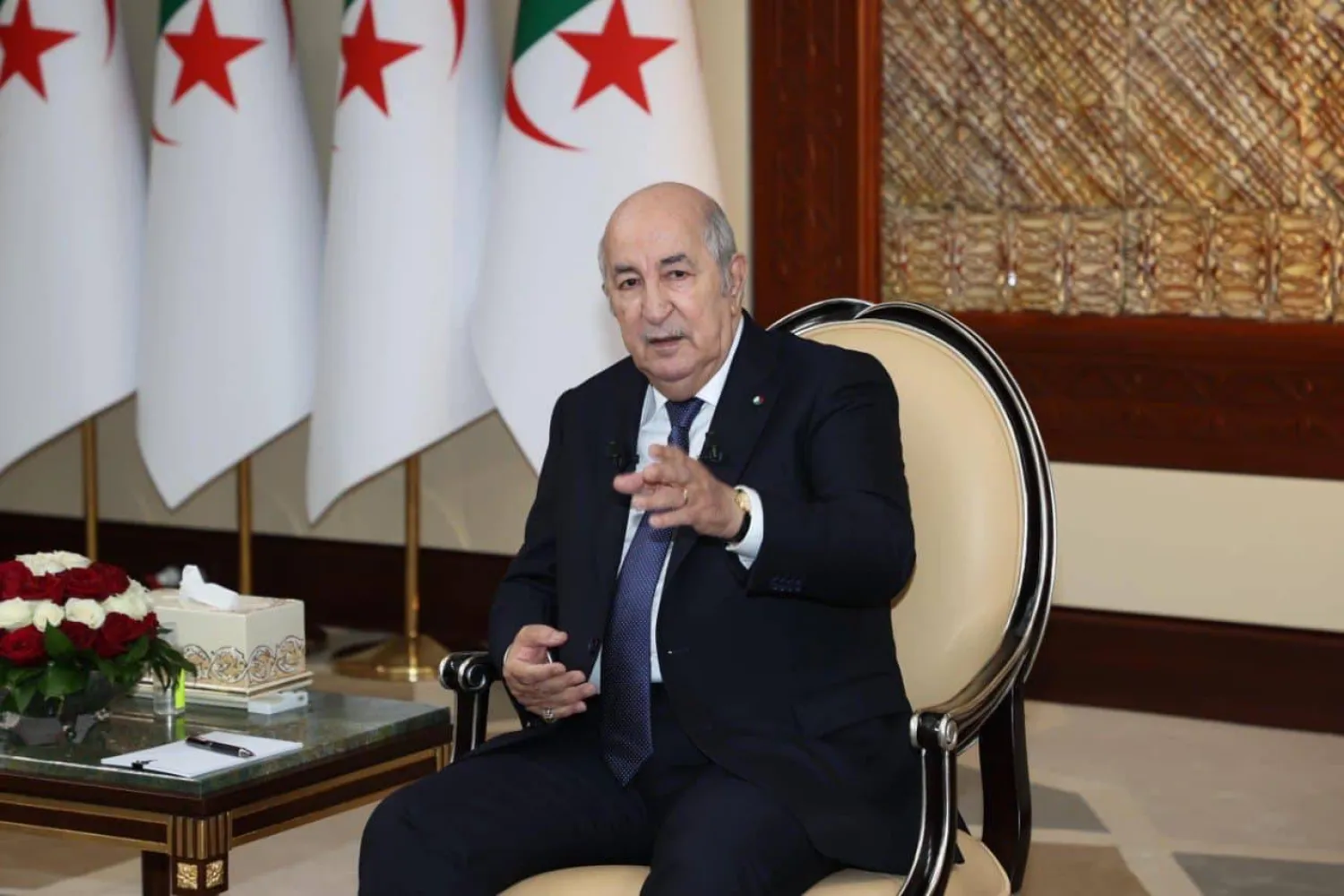 Algerian President Abdelmadjid Tebboune (Algerian Presidency)