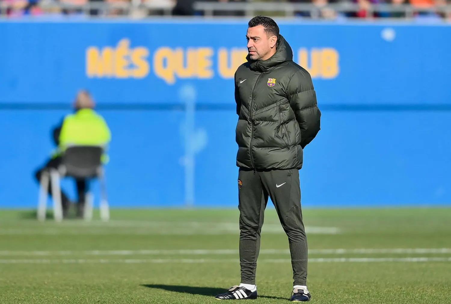 تشافي هيرنانديز مدرب برشلونة الإسباني (أ.ف.ب)