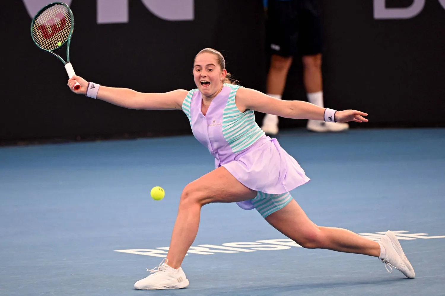 اللاتفية يلينا أوستابينكو بلغت ربع نهائي البطولة (أ.ف.ب)