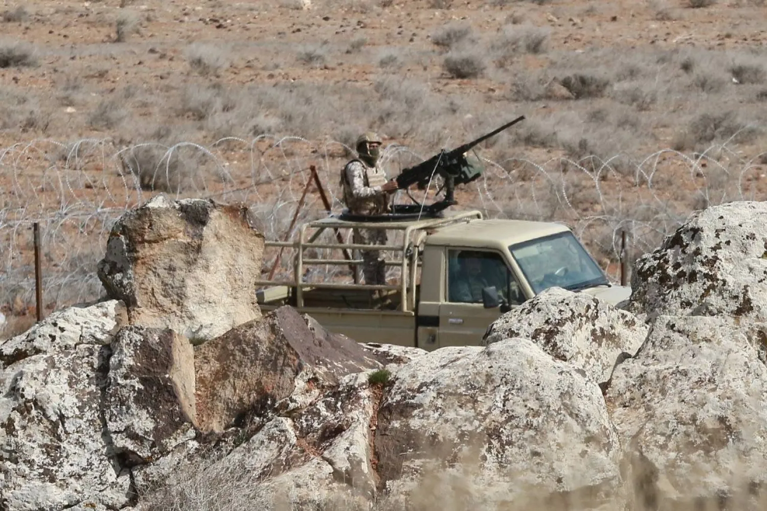 حرس الحدود الأردنية شمالاً (أرشيفية)
