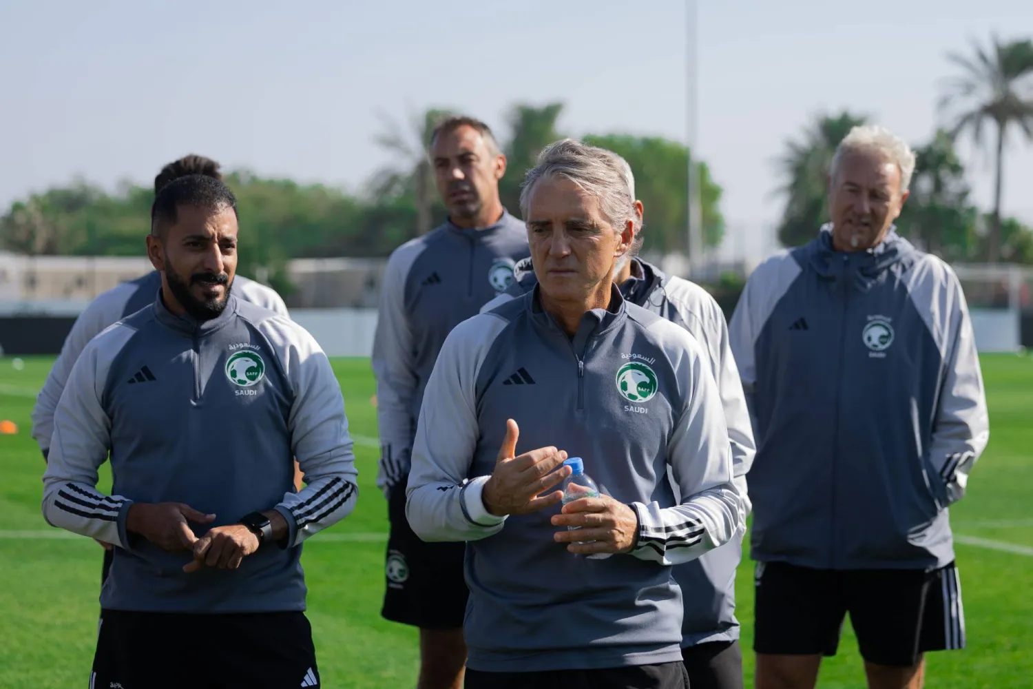 مانشيني مدرب المنتخب السعودي (الشرق الأوسط)