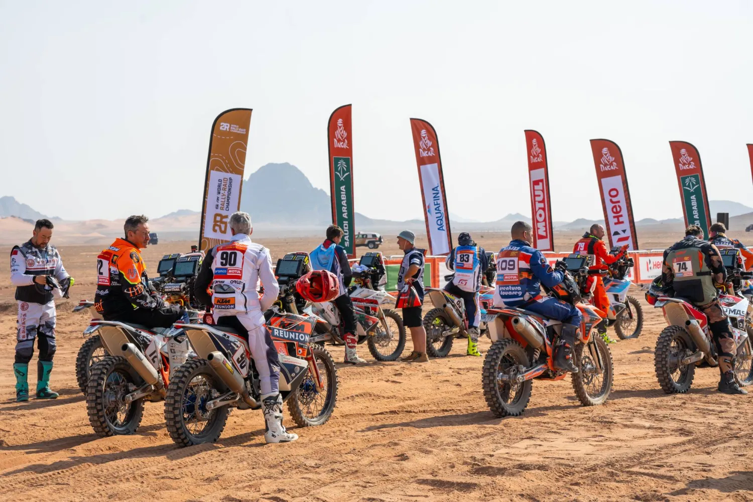 تأهب واستعداد قبل شارة البداية في المرحلة التمهيدية (الشرق الأوسط)