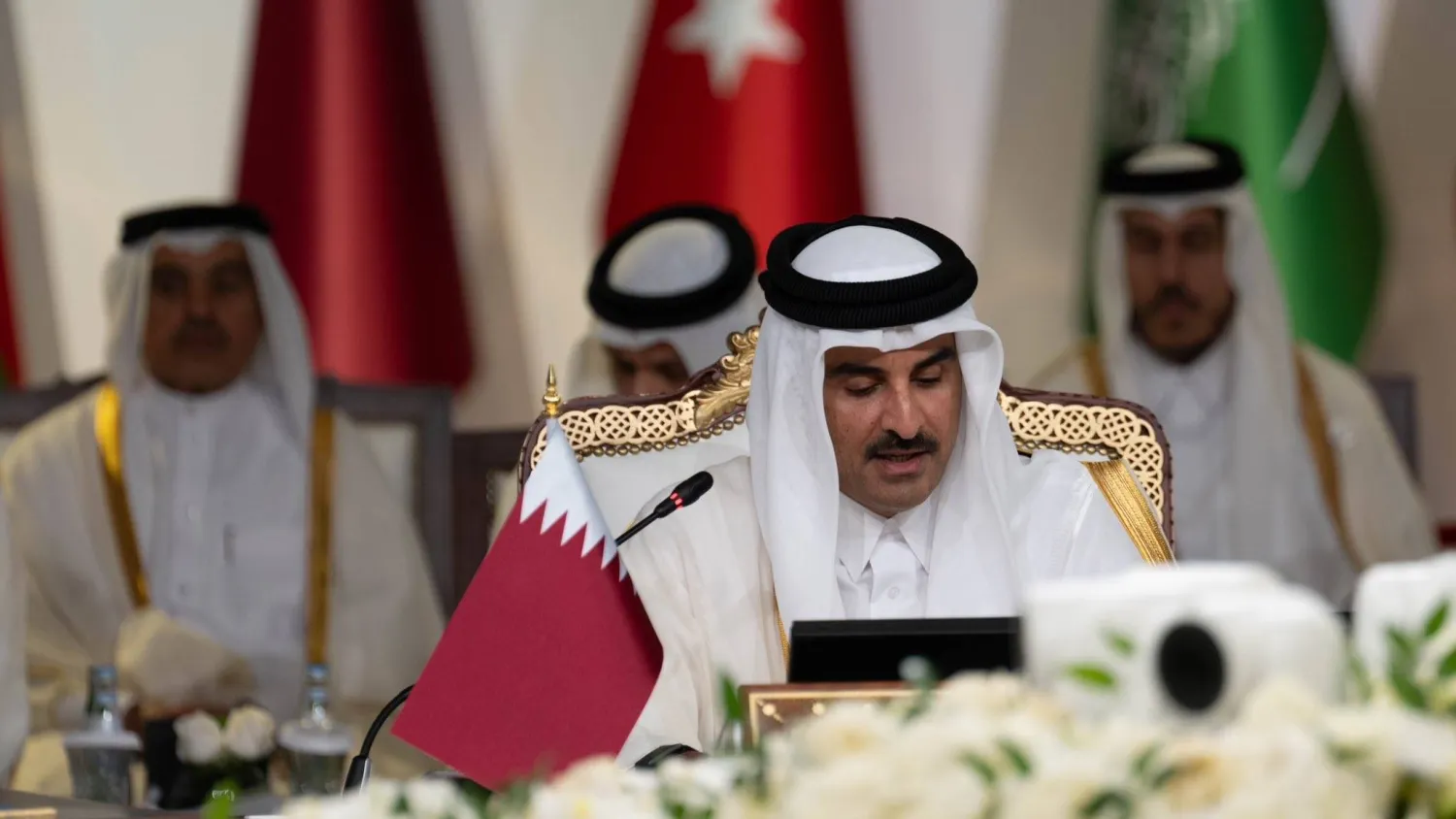 أمير دولة قطر الشيخ تميم بن حمد آل ثاني (الديوان الأميري)
