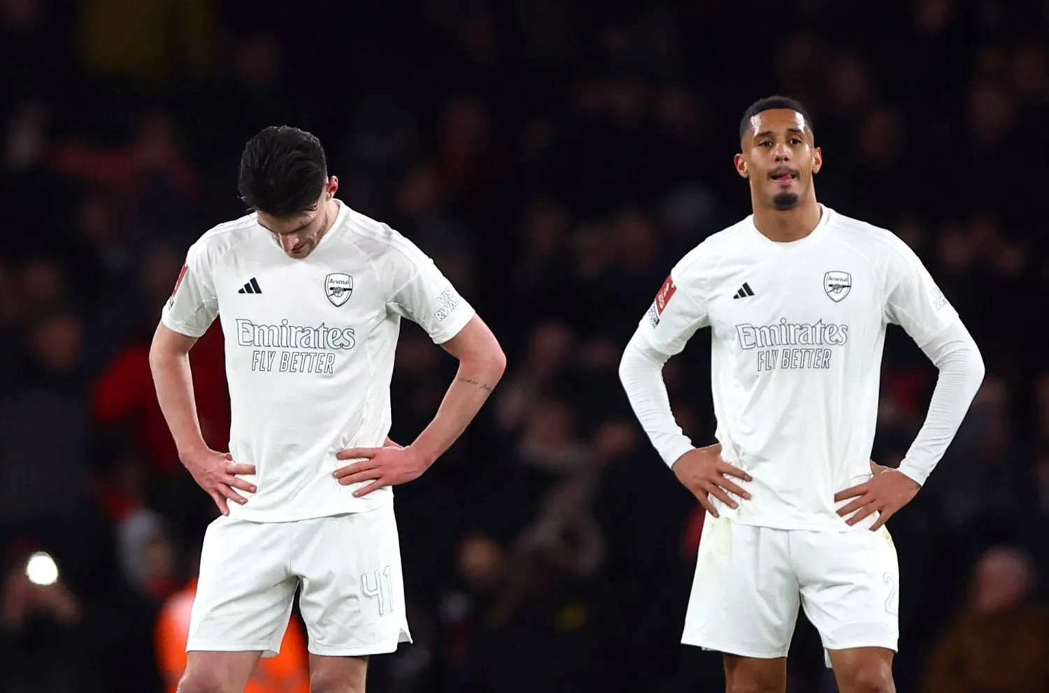 آرسنال ودع كأس الاتحاد الإنجليزي (رويترز)