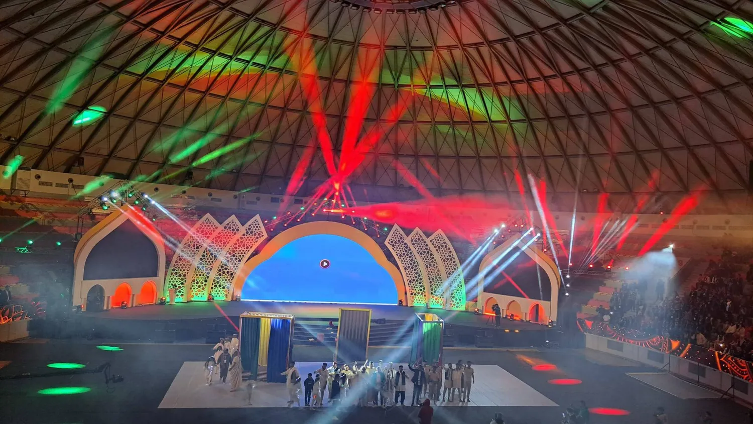 جانب من احتفالات بنغازي باختيارها عاصمة للثقافة الإسلامية (المركز الإعلامي المنظم للاحتفالية)