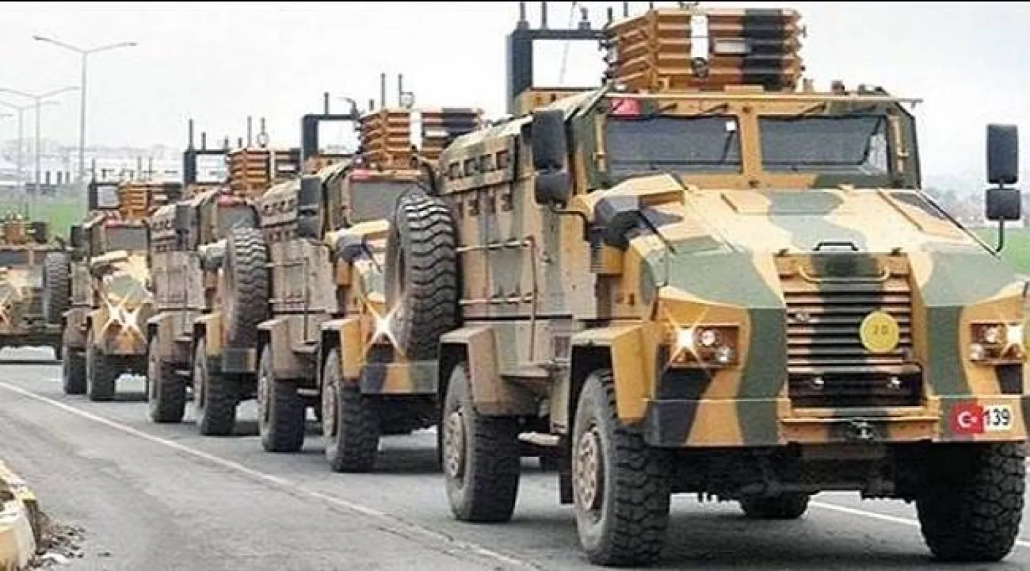 صورة أرشيفية لتعزيزات عسكرية تركية متجهة إلى إدلب