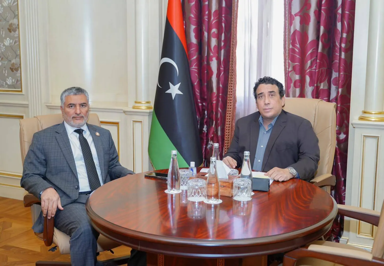 المنفي وتكالة في لقاء سابق بطرابلس العاصمة (المجلس الرئاسي الليبي)