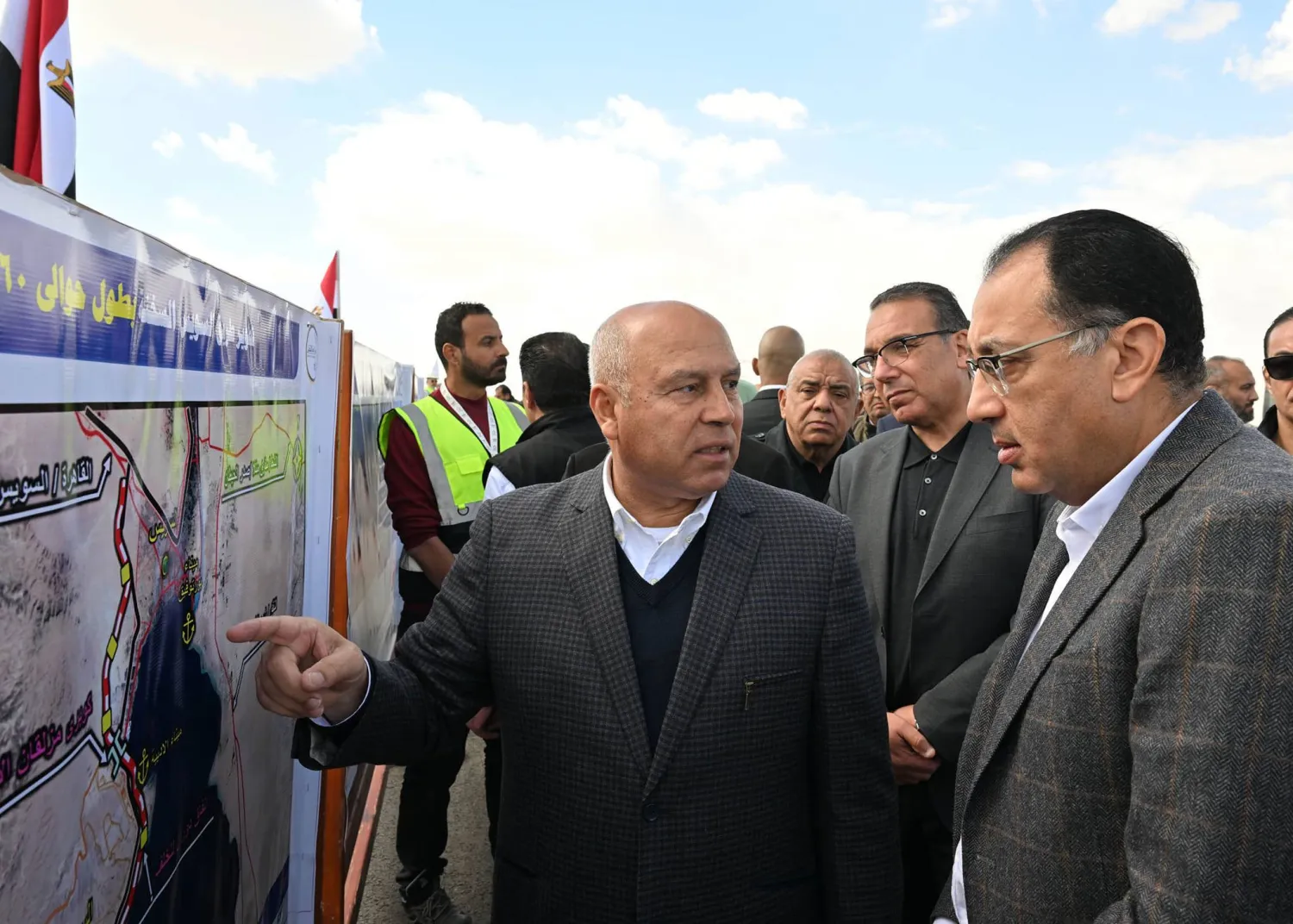 رئيس الحكومة المصرية يتفقد (الخميس) المنطقة الاقتصادية لقناة السويس (رئاسة الوزراء)
