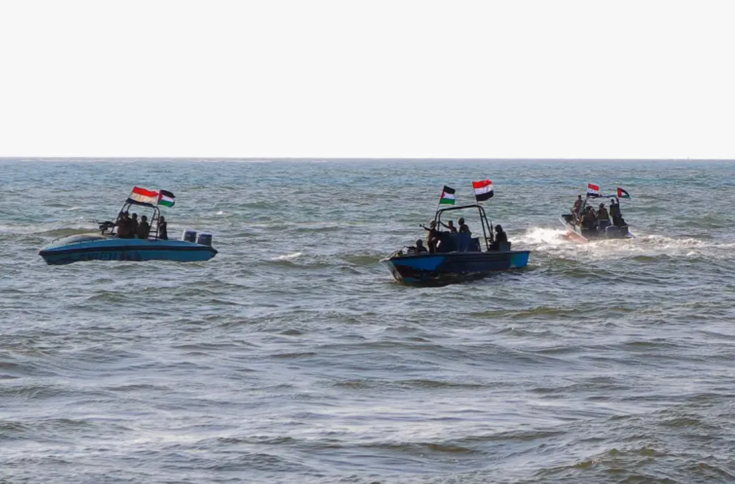 Members of the Yemen Coast Guard patrol the Red Sea -File Photo: AFP
