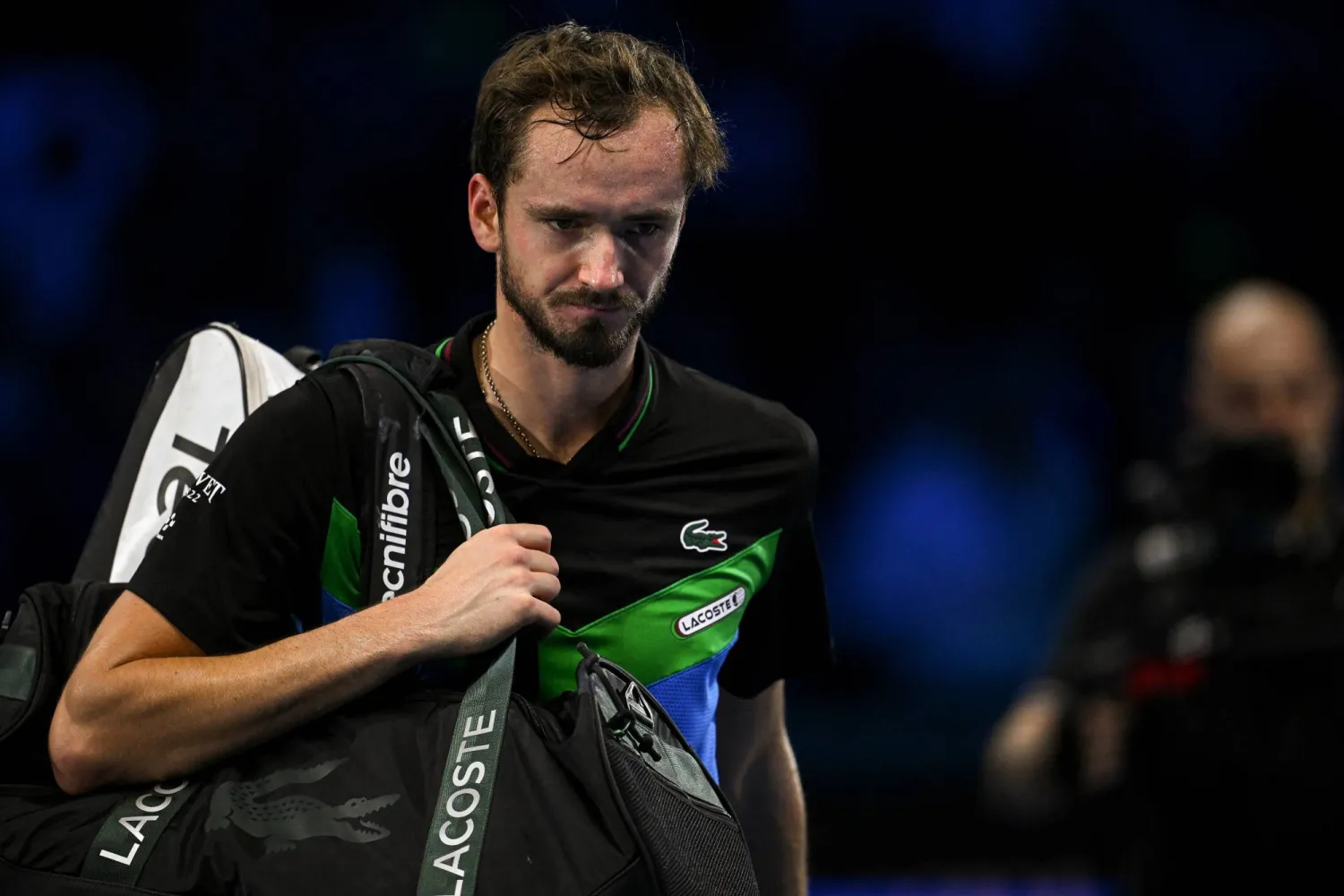 لاعب التنس الروسي دانييل ميدفيديف (غيتي)