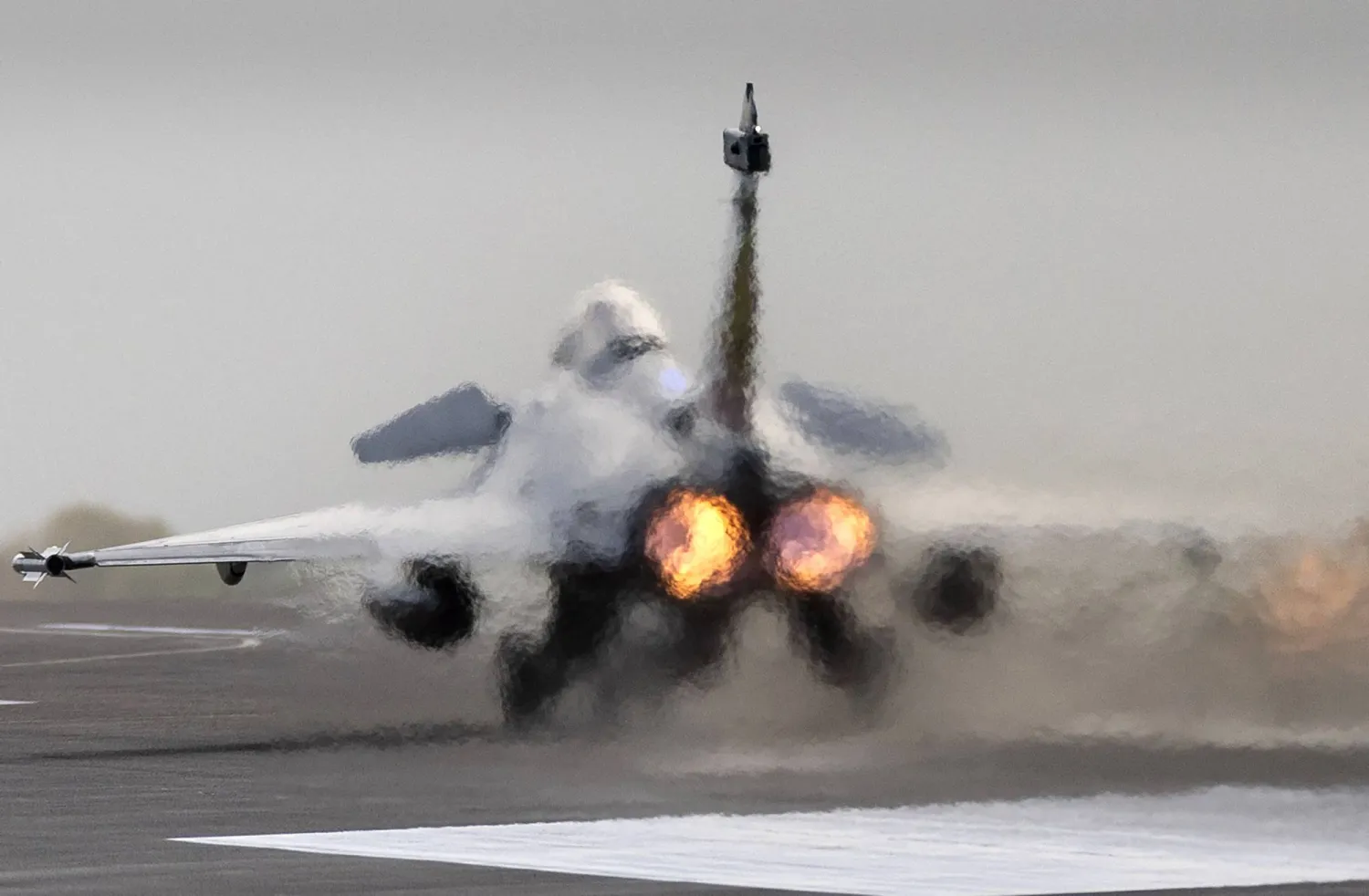 طائرة مقاتلة من طراز «رافال» (أ.ف.ب)