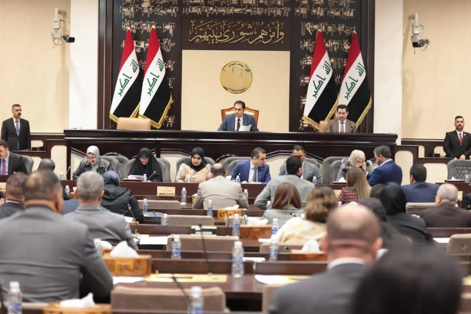 Irak Meclisi el-Halbusi'nin görevden alındığı geçen Ekim'den bu yana başkansız çalışıyor (Irak Meclis Medyası)