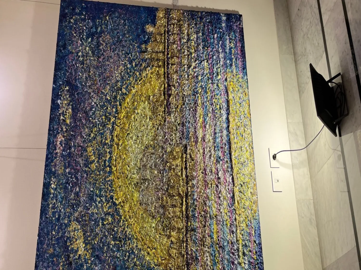 «شروق الشمس» لوحة ضخمة تبرز جمال الكون (الشرق الأوسط)