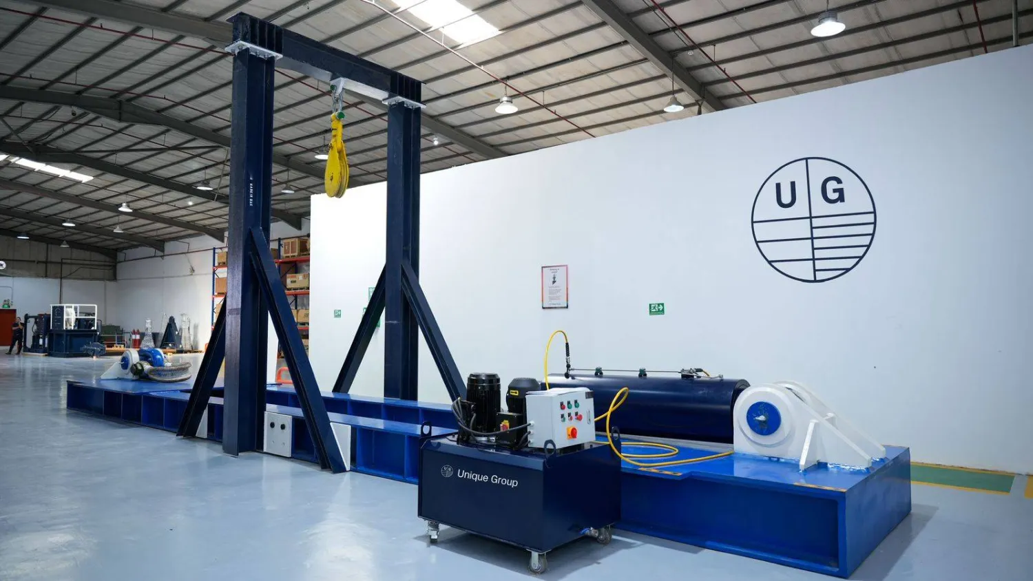 جانب من المنشأة الجديدة لمجموعة يونيك في مدينة الدمام السعودية المتخصصة في مجال التقنيات والهندسة تحت سطح البحر (الشرق الأوسط)