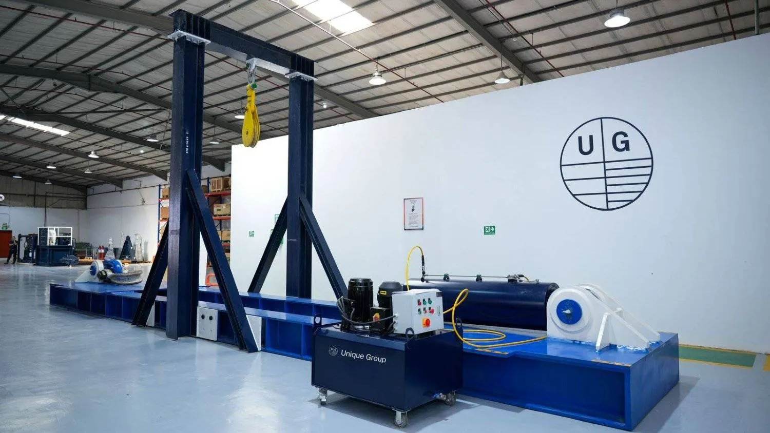 A view of Unique Group’s new facility in Dammam, Saudi Arabia. (Asharq Al-Awsat) 