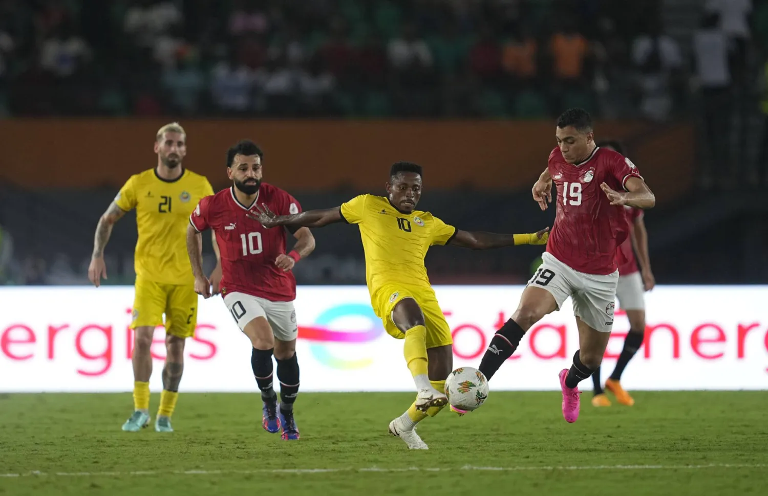 منتخب مصر اكتفى بالتعادل مع موزمبيق في افتتاح كأس أفريقيا (غيتي)