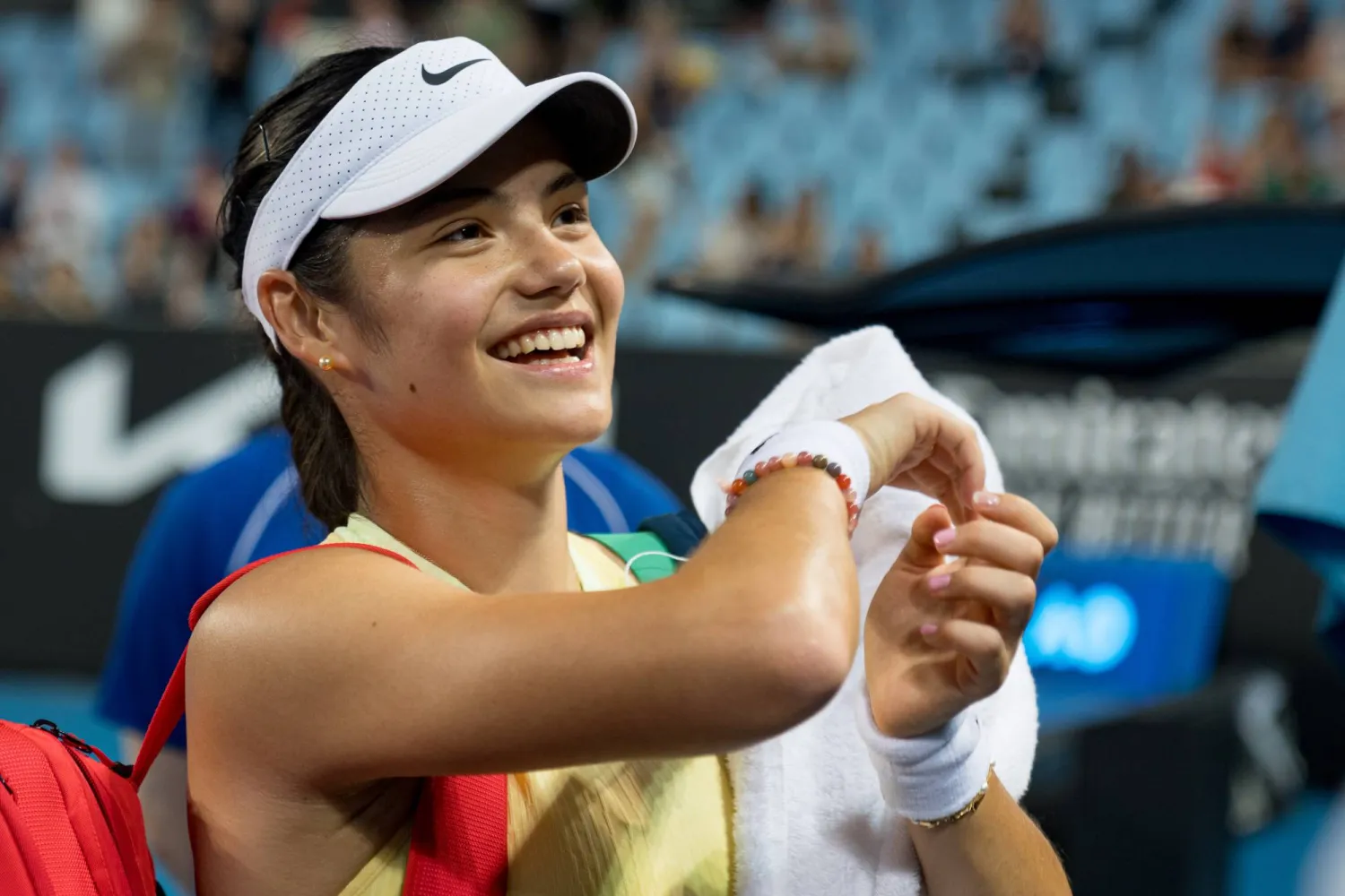 لاعبة التنس البريطانية إيما رادوكانو (غيتي)