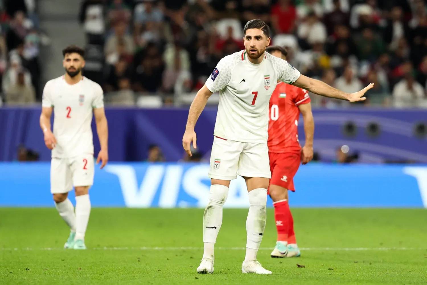 علي رضا جاهانبخش مهاجم منتخب إيران (غيتي)