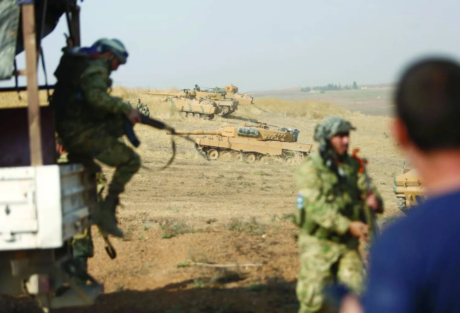 من العمليات العسكرية التركية ضد الميليشيات الكردية في المناطق الحدودية مع سوريا (أرشيفية - أ.ف.ب)