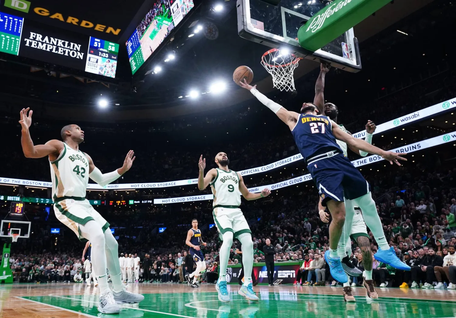 وجّه ناغتس رسالة قوية لاحتمالية أن يكون نهائي محتمل بين عملاقي الدوري (رويترز)