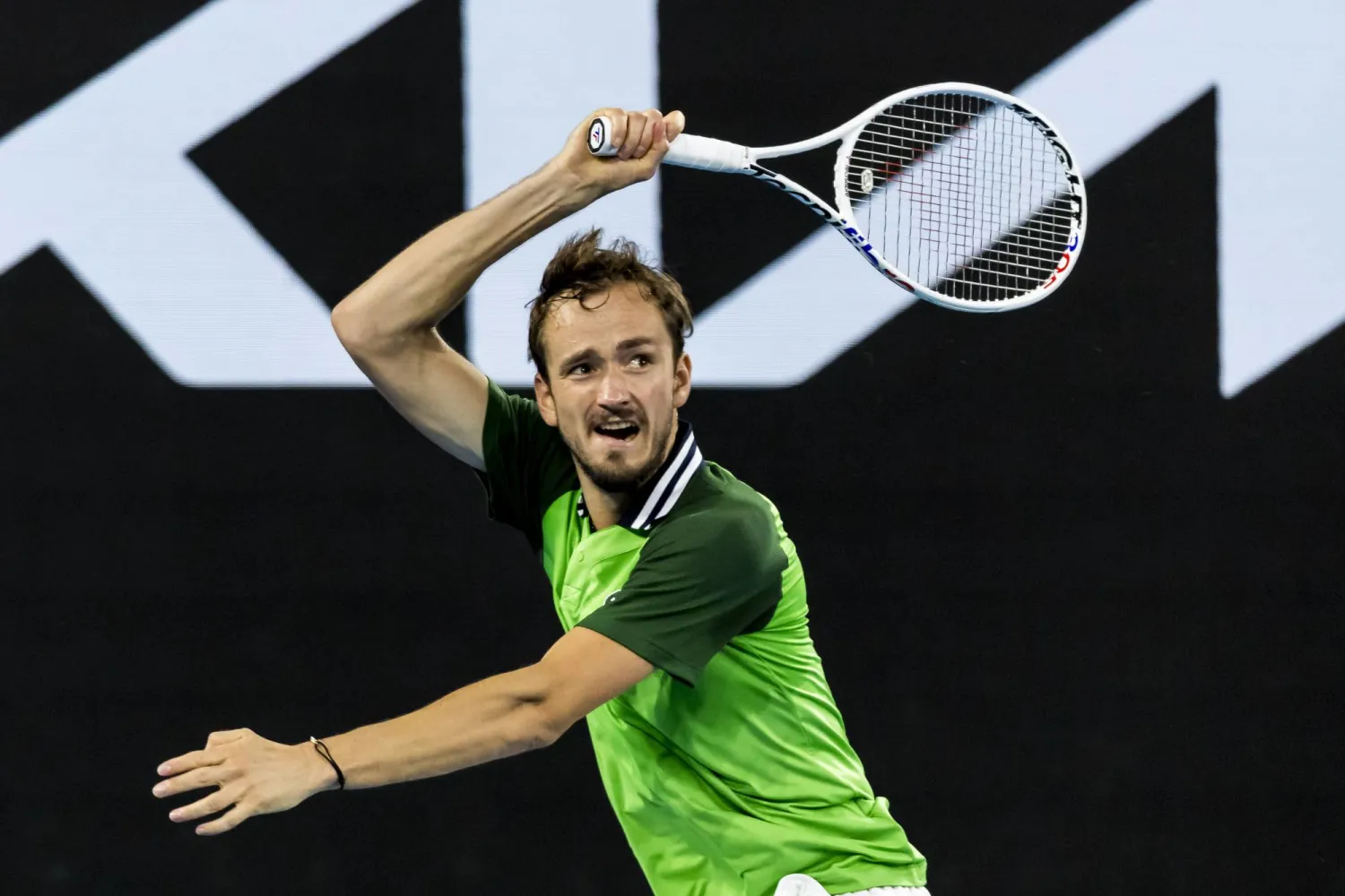 لاعب التنس الروسي دانييل ميدفيديف (غيتي)