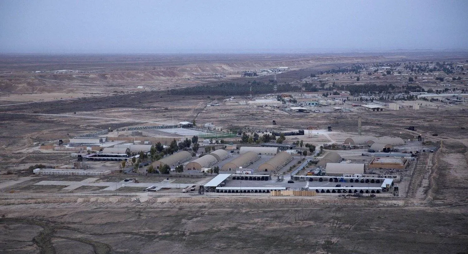 قاعدة عين الأسد الجوية في العراق (أرشيفية)