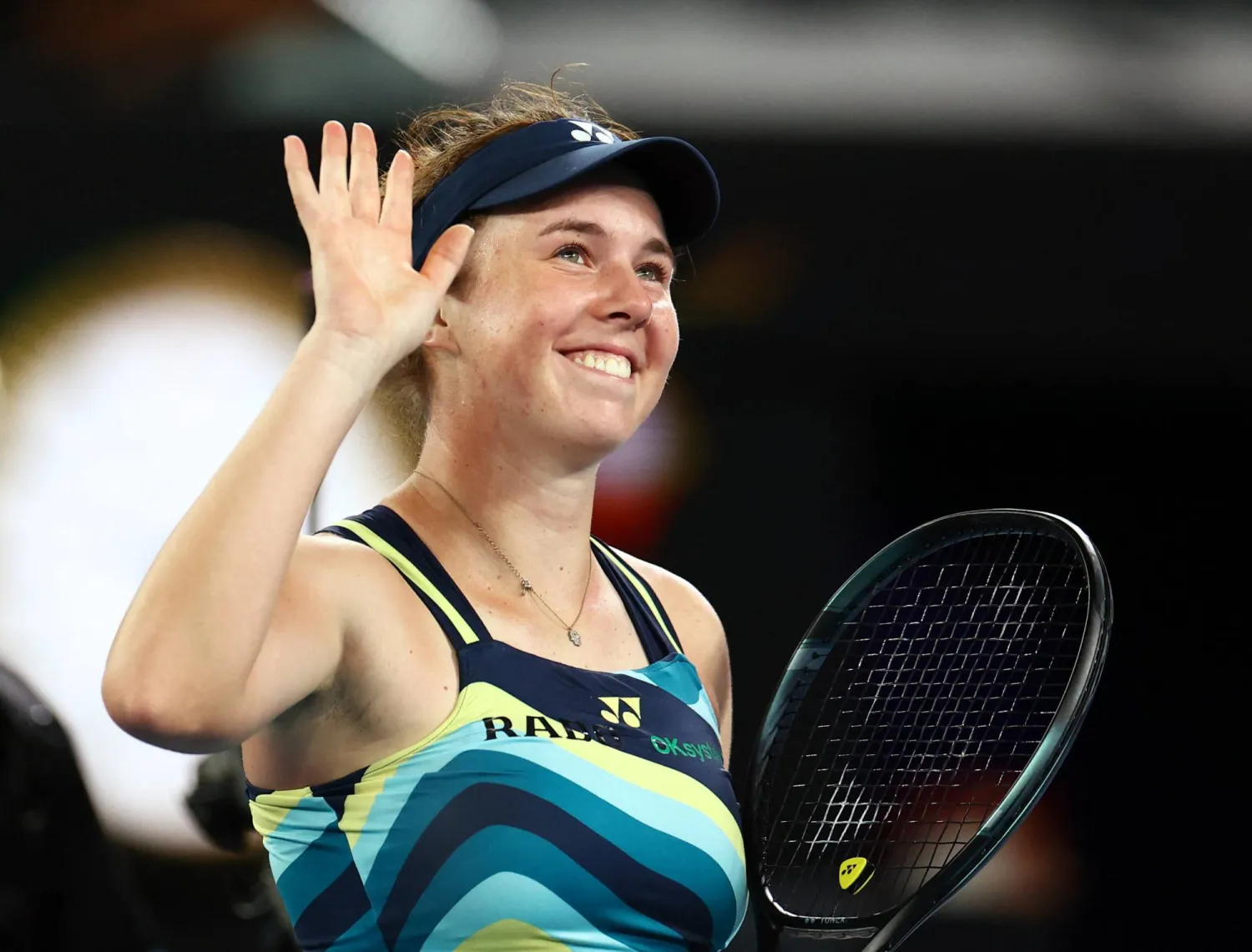 التشيكية ليندا نوسكوفا قاهرة المصنفة أولى (رويترز)