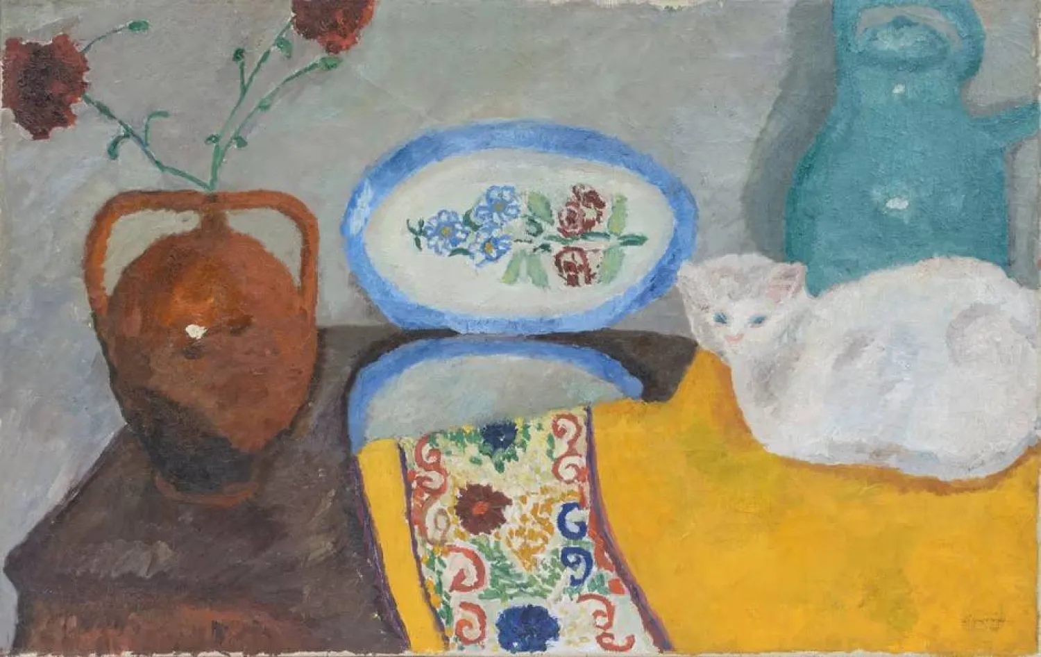 مزيج مقنع من المعرفة والسذاجة: الحياة الساكنة مع قطة (أرشيف باسكواروزا)