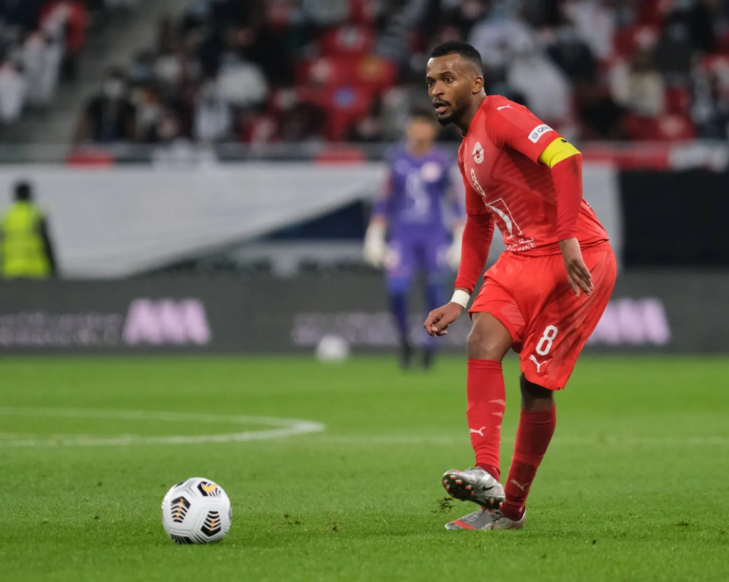 أحمد فتحي لاعب منتخب قطر (غيتي)