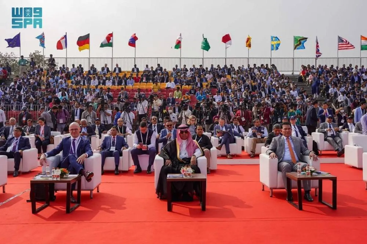 The exhibition attracted around 100,000 visitors and is recognized as one of the most significant aviation exhibitions and conferences in Asia. (SPA)