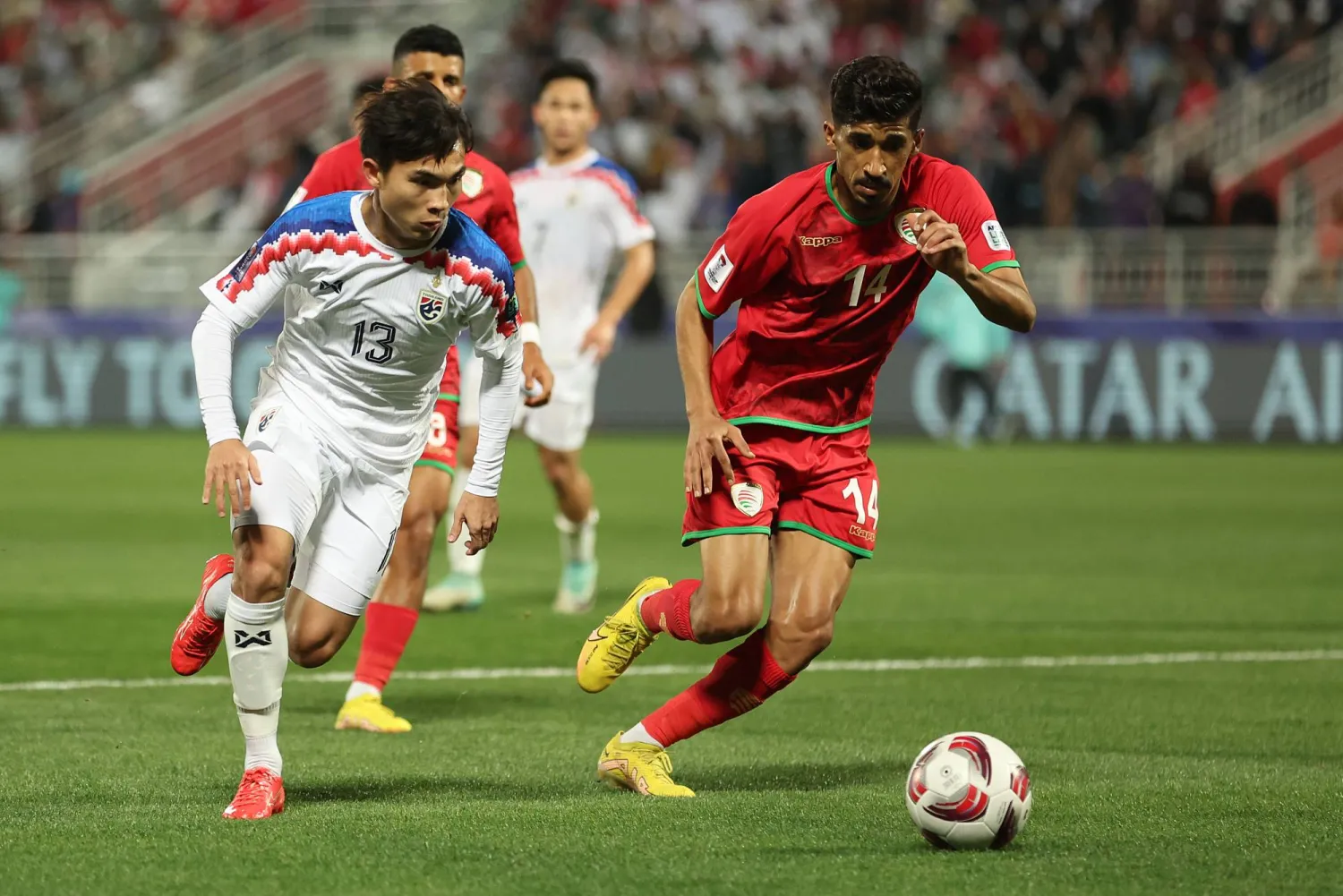 التعادل السلبي حسم مواجهة عمان وتايلاند (غيتي)
