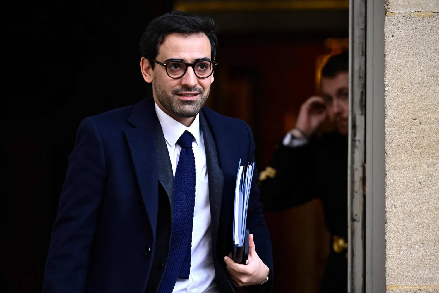 وزير الخارجية الفرنسي ستيفان سيجورنيه (أ.ف.ب)