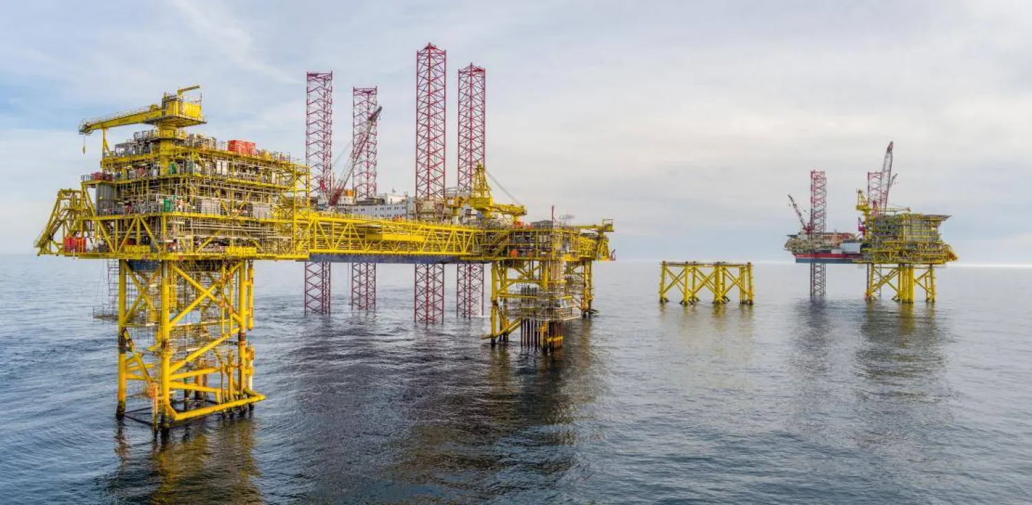 حقل تايرا في الدنمارك (موقع توتال)