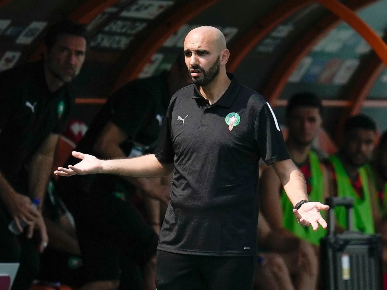 وليد الركراكي (أ.ب)